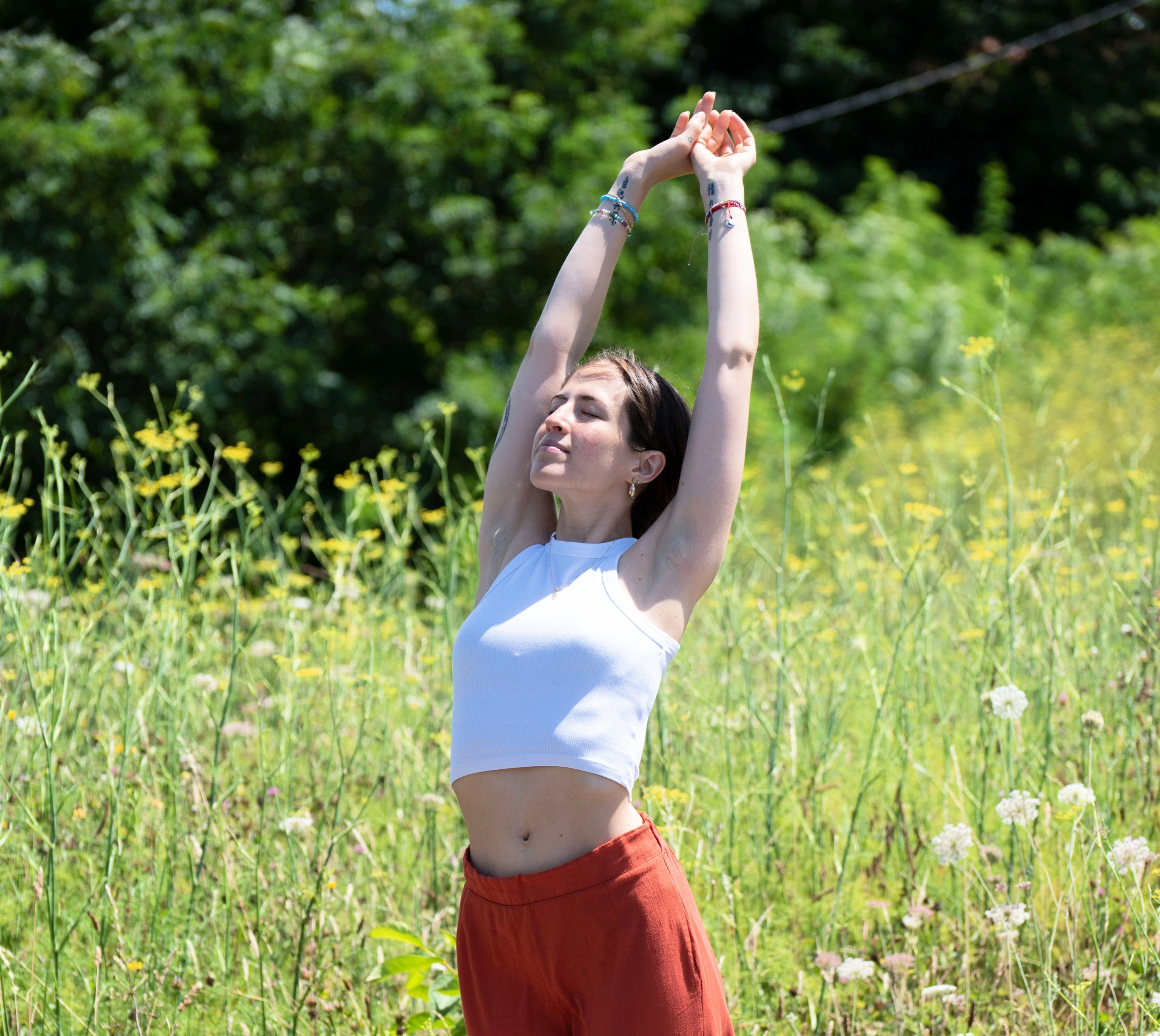 Mafer, profesora de Yoga en A Coruña
